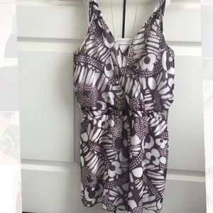 Club Monaco Floral V-Neck Romper